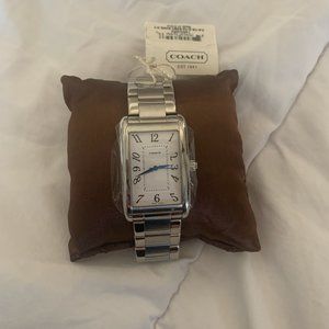 Silver Coach Mens Watch